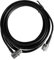 FYOBOT RG58 RG-58 Câble Coaxial D'Antenne de Voiture 50 Ohms 5 MèTres UHF vers UHF Mâle (Noir)