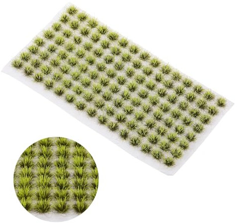 AOZUO 120 Stück Modellbau Gras,Miniatur Deko,Static Grass Kleine Graslandschaft Tufts Statische Grasbüschel Grasmodell Modellgras Mini Gelände Statisches für Künstliche Eisenbahn DIY Landschaft()