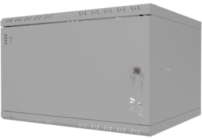 Stalflex Serveur Armoire Réseau 19 Pouces 6U 450mm Standard - Acier Robuste - Racks pour Ordinateur et Serveur - Armoire Informatique Compatible avec Serveur Rack et Baie de Brassage