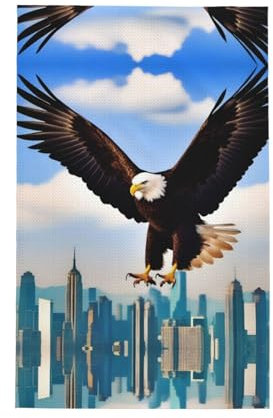 The Eagle with Wings Küchentuch, super saugfähig, Geschirrtuch für Küche, Trocknen, Reinigung, Arbeitsplatten