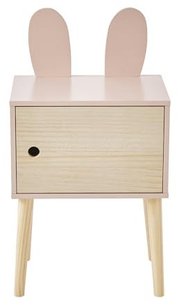 VERTBAUDET Table de Chevet Lapin Rose TU