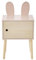 VERTBAUDET Table de Chevet Lapin Rose TU