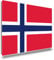 TRIOSK Kühlschrankmagnete Länderflaggen Magnet Flagge Norwegen Länder Reise Souvenir Geschenk für Reiselustige Frauen Männer Weltenbummler Kühlschrank stark eckig groß 85x55 mm