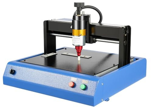 Electric Metal Marking Machine, 50mm/s Nameplate Marking Engraver, Marking Depth 0.05mm-1mm, Dot Peen Marking Embosser Machine for Industrial Nameplate Dog tag Steel ID Card, 200X150mm