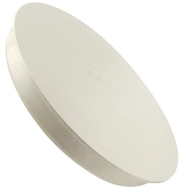 Lüftungsrohr Abdeckung Endstück Abdeckung für Lüftungsrohr - ID 150 mm Lüftungsrohr Endkappe, OD 160 mm PVC Abdeckkappe, Rohrabdeckung für Muffenstopfen DN 150-160mm, Rohr Deckel (1 Stück, Weiß)