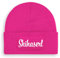 Prozente Momente Skihaserl - Beanie | Strickmütze | Wollmütze | Beanie mit Druck | lustige Sprüche | Apres-Ski | Winter | Pink