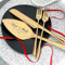 Ensemble De Coupe De Gâteau De Mariage Personnalisé, Couteaux Et Fourchettes À Coupe De Gâteau Personnalisés, Ensemble De Service De Gâteau En Acier Inoxydable, Couteaux Et Fourchettes À Dessert(Gold)