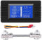 Qusedwey DC Battery Monitor Power Meter Ammeter Digital DC 0-200V Shunt 100A Multimeter, Meter Voltmeter Capacity Tester