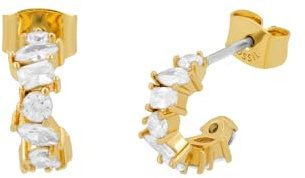 Fossil Ellis Damen goldfarben Messing Ohrringe, JA7297710
