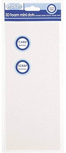 Stick It! Foam Dots, White, One Size