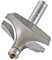 Trend Professional Bearing Guided Ovolo Router Cutter, 25.4mm Radius, 1/2 Inch Shank, 63.5mm Cut Diameter & 32mm Cut Length, Two Bearings, Tungsten Carbide Tipped, 46/18X1/2TC