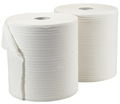 Everbuild Paper Glass Wipe Roll, White, 280 m