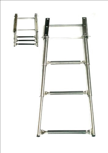 ARBO-INOX Teleskop Badeleiter 3 Stufen zum Unterbau V4A