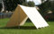 Sonnensegel 4 x 4 m LARP Reenactment Lagerplane Mittelalter Zelt Frame Tent Ritter