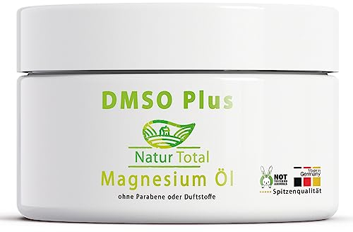 Natur Total DMSO Creme Plus Wichtig: extra stark mit Magnesiumöl 150 ml - in Apotheker Basiscreme
