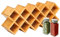 Bossjoy Étagère à épices en bambou sur pied, étagère de cuisine, herbes, épices, bouteilles, pots de rangement, support de condiments pour comptoir d'armoire, 43,5 x 18,5 x 9,5 cm