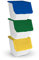 TIENDA EURASIA® Cubo de Basura para Reciclaje - Pack 3 Cubos de Basura de Cocina para Reciclar Apilables - 36L - (Papel - Vidrio - Plástico) (Blanco)
