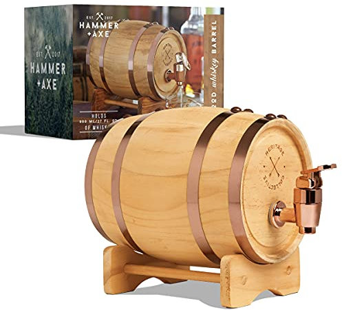 Hammer + Axe Whisky-Fass 1 l, 800 ml Volumen