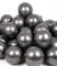 AULE Palloncini Neri Metallizzati: 50 Pezzi 30cm Palloncini Elio Nero per Feste Neri Palloncino in Lattice Decorazione per Laurea Festa Di Addio Al Celibato Compleanno Halloween