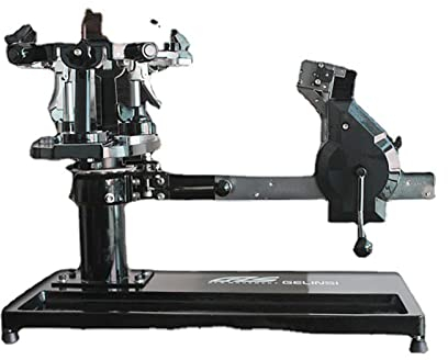 ASDNN Desktop-Handkurbel-Bespannungsmaschine, Doppelzweck-Bespannungsmaschine für Badmintonschläger und Tennisschläger, mit unterstützenden Werkzeugen