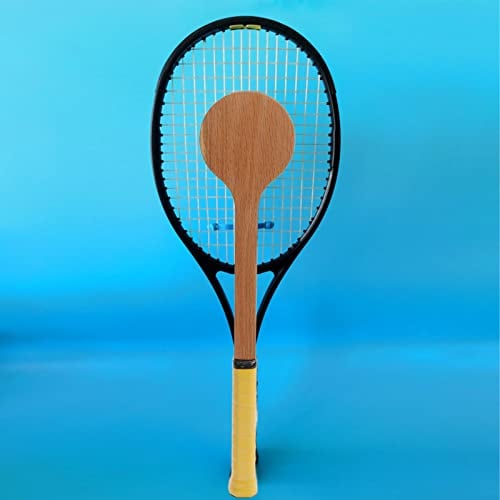 Puntatore da Tennis Cucchiaio di Legno Racchetta da Tennis Trainer Pratica Attrezzatura per l'allenamento(55cm)