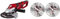 Einhell Meuleuse d'angle TE-AG 230 (2350 W,Diamètre des disques : 230 mm, SoftGrip, Livré avec poigné supplémentaire, clé à bride) + Kit de 2 disques de coupe diamant