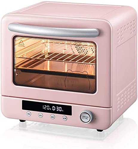 RKYRRKI Horno Horno Individual eléctrico Incorporado - Horno halógeno de convección Premium de Acero Inoxidable Mini Horno y Parrilla Ideal para Asar, Hornear (2) (1) Estético y práctico