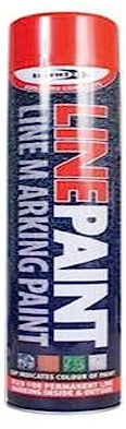 ARA CHOICE BOND IT Line Marker Paint Aerosol Marking Spray Car Park Road Field Warehouse New 750ml Quick Drying Resin Warehouse Floor (Red)