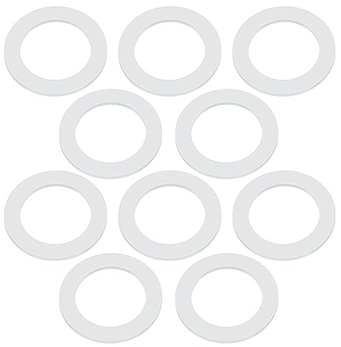 10 Stück Sägeblatt Bohrungsbuchsen Reduzierring Umwandlungsring Stahl Abstandshalter Adapterring für Winkelschleifer Kreissägeblätter Holzbearbeitungswerkzeuge 30 X 20mm