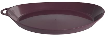 Lifeventure Ellipse Reusable Plate for Camping, Travel & Outdoor - Purple