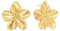 Kabwea 1 Paare 18K Blumen Ohrringe - Groß, Ohrstecker Set, Tropfen Ohrringe in Gold