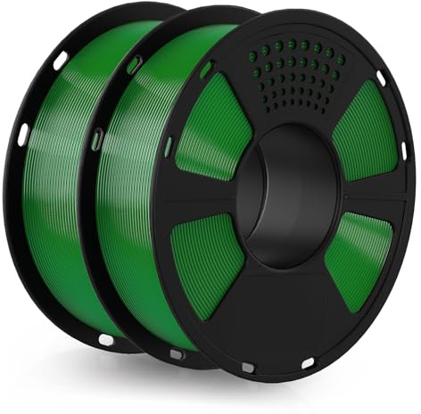 GEEETECH PETG Filament grün, 2x1kg Spule für 3d Drucker