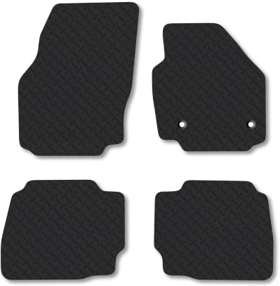 Fits Ford Mondeo (2010-2014) 5mm Rubber Car Mats | Heavy Duty Rubber Tailored Fit Floor Mats Full Coverage Durable Waterproof Accessories Easy Clean Anti Slip Made in the UK