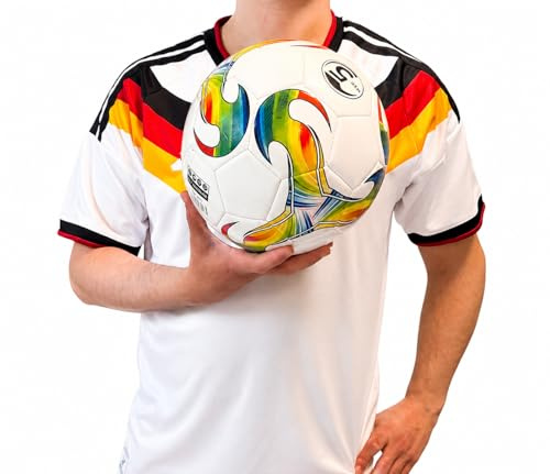 Deutschland Trikot WM 2026 Heimtrikot Herren – Fußball Fan Trikot Erwachsene, Nationalmannschaft Fußballtrikot mit gratis Deutschland-Flagge (DE/NL/SE/PL, Alphanumerisch, M, Regular, Regular)