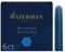 Waterman Füller-Tintenpatronen | International Standardgröße | Serenity Blue | 6 Stück