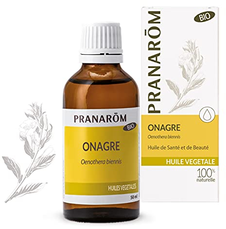 Pranarôm | Huile Végétale d'Onagre BIo| Riche en Oméga 6| 50 ml
