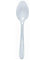 Thali Outlet - 1000 x Clear Spoon Re-usable Dessert Dinner Starter Cutlery