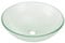 [neu.haus] Neuhaus Waschbecken in Milchglas-Optik rund (Ø42cm) Aufsatzbecken Schale