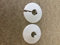 Talon White Radiator Radiator Pipe Collars x 2 15mm Hole