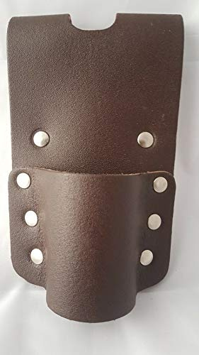 Brown Pure Leather Level Holder for Scaffolding Belt BBI for Scaffolding Tool Belt