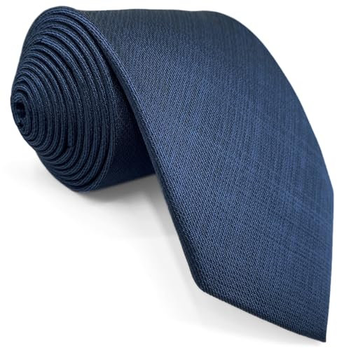 Shlax&Wing Geschäftsanzug Krawatte Herren Solid Blau Classic
