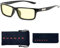 Gunnar Gaming- und Computerbrille - Riot, Onyx Rahmen, Amber Linsen - Blaulichtfilter Brille, Premium Blaufilter, UV-Schutz,