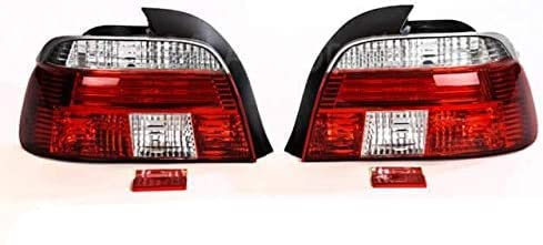DM Autoteile 1308 2x Rückleuchten Heckleuchten Facelift Celis Rot Weiß kompatibel für BMW E39 Limousine