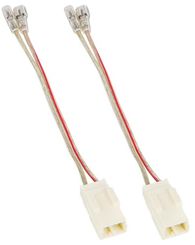 RED WOLF Aftermarket Lautsprecher-Kabelbaum-Adapterstecker für Vorder- und Hecktür, für Jeep Wrangler Chrysler Dodge Fahrzeuge 2002–2019, 2 Stück