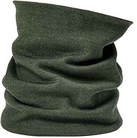 Enter the Complex® Weicher Merino Schlauchschal, Loop Schal, Damen und Herren, Halswärmer, 100% Merino Wolle, Atmungsaktiv, Olive