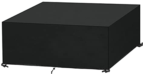 SanGlory Abdeckhaube Gartenmöbel Rechteckig Möbelabdeckung Wasserdicht Oxford Gewebe Gartentische Abdeckung, Abdeckplane Schutzhülle für Gartentische, Stühle und Möbelsets (250 x 150 x 90cm)