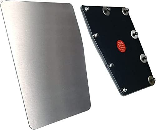 Sussex Installations FOR3-NSL-EXT-001 Brushed stainless Repair/security shield compatible with Ford Custom (2013 > 2023) van - left side/nearside loading door.