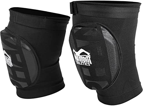 Phantom APEX Rodilleras | Rodilleras Muay Thai Boxing MMA | Grappling Fight (S/M, APEX Striking - Negro)