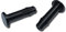 UK Wheelie Bin Lid Hinge Pin Plastic Plug (50mm x 15mm) Set of 2, Black