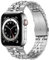 Tasikar Kompatibel mit Apple Watch Armband 49mm 46mm (Series 10) 45mm 44mm 42mm Massives Edelstah Metall Herren Damen Band Kompatibel mit Apple Watch SE Series 10 9 8 7 6 5 4 3, Silber